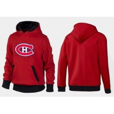 NHL Men's Montreal Canadiens Big & Tall Logo Hoodie - Red/Black