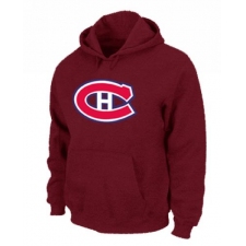 NHL Men's Montreal Canadiens Big & Tall Logo Hoodie - Red