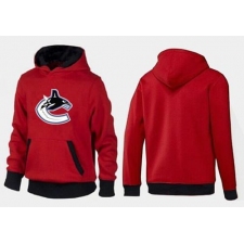 NHL Men's Vancouver Canucks Big & Tall Logo Hoodie - Red/Black