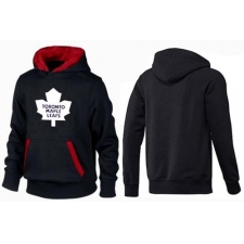 NHL Men's Toronto Maple Leafs Big & Tall Logo Pullover Hoodie - Black/Red