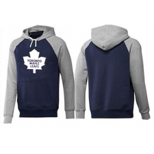 NHL Men's Toronto Maple Leafs Big & Tall Logo Pullover Hoodie - Navy/Grey