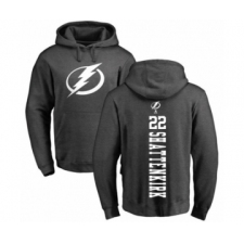 Hockey Tampa Bay Lightning #22 Kevin Shattenkirk Charcoal One Color Backer Pullover Hoodie