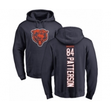 Football Chicago Bears #84 Cordarrelle Patterson Navy Blue Backer Pullover Hoodie