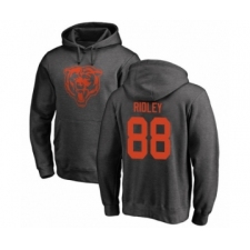 Football Chicago Bears #88 Riley Ridley Ash One Color Pullover Hoodie