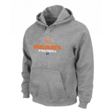 NFL Men's Nike Chicago Bears Critical Victory Pullover Hoodie - Grey