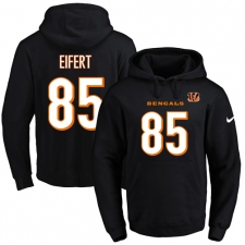 NFL Men's Nike Cincinnati Bengals #85 Tyler Eifert Black Name & Number Pullover Hoodie