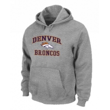 NFL Men's Nike Denver Broncos Heart & Soul Pullover Hoodie - Grey