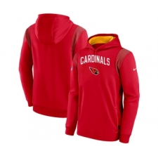 Men's Arizona Cardinals Red On The Ball Pullover Hoodie