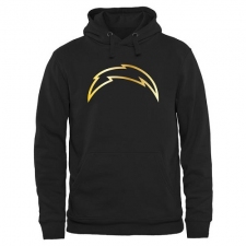 NFL Men's Los Angeles Chargers Pro Line Black Gold Collection Pullover Hoodie