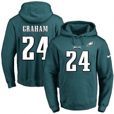 NFL Men's Nike Philadelphia Eagles #24 Corey Graham Green Name & Number Pullover Hoodie