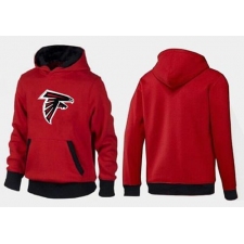 NFL Men's Nike Atlanta Falcons Logo Pullover Hoodie - Red/Black