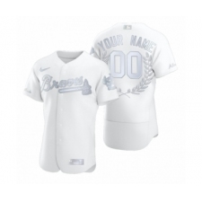 Men's Atlanta Braves Custom White Awards Collection Jersey