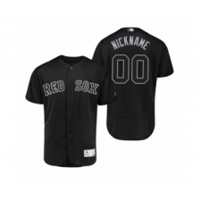 Men's Boston Red Sox Custom Black 2019 Players Weekend Nickname Authentic Jersey