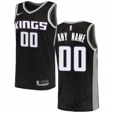Youth Nike Sacramento Kings Customized Swingman Black NBA Jersey Statement Edition