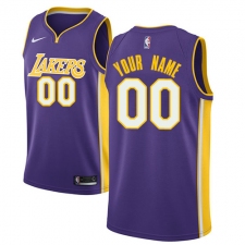 Men's Nike Los Angeles Lakers Customized Swingman Purple NBA Jersey - Statement Edition