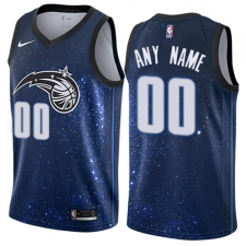 Men's Nike Orlando Magic Customized Swingman Blue NBA Jersey - City Edition