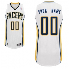 Men's Adidas Indiana Pacers Customized Authentic White Home NBA Jersey