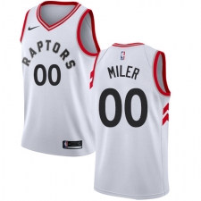Men's Nike Toronto Raptors Customized Swingman White NBA Jersey - Association Edition