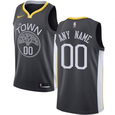 Youth Nike Golden State Warriors Customized Swingman Black Alternate NBA Jersey - Statement Edition