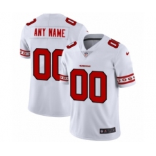Men's San Francisco 49ers Customized White Team Logo Cool Edition Jersey