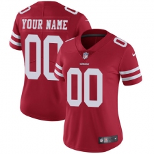 Women's Nike San Francisco 49ers Customized Elite Red Team Color NFL Jersey