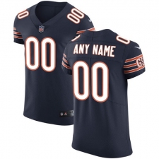 Men's Nike Chicago Bears Customized Navy Blue Team Color Vapor Untouchable Elite Player NFL Jersey