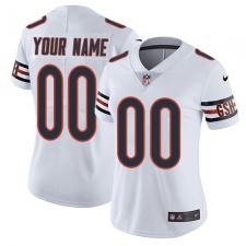 Women's Nike Chicago Bears Customized White Vapor Untouchable Limited Player NFL Jersey