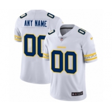 Men's Los Angeles Chargers Customized White Team Logo Cool Edition Jersey