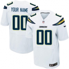 Men's Nike Los Angeles Chargers Customized Elite White NFL Jersey