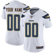 Women's Nike Los Angeles Chargers Customized Elite White NFL Jersey