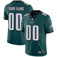 Youth Nike Philadelphia Eagles Customized Midnight Green Team Color Vapor Untouchable Limited Player NFL Jersey