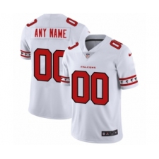Men's Atlanta Falcons Customized White Team Logo Cool Edition Jersey