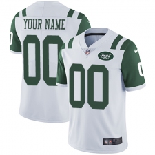 Men's Nike New York Jets Customized White Vapor Untouchable Limited Player NFL Jersey