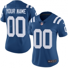 Women's Nike Indianapolis Colts Customized Royal Blue Team Color Vapor Untouchable Limited Player NFL Jersey