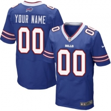 Men's Nike Buffalo Bills Customized Elite Royal Blue Team Color NFL Jersey