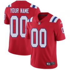 Men's Nike New England Patriots Customized Red Alternate Vapor Untouchable Limited Player NFL Jersey