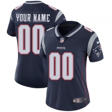 Women's Nike New England Patriots Customized Navy Blue Team Color Vapor Untouchable Limited Player NFL Jersey