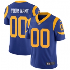 Men's Nike Los Angeles Rams Customized Royal Blue Alternate Vapor Untouchable Limited Player NFL Jersey
