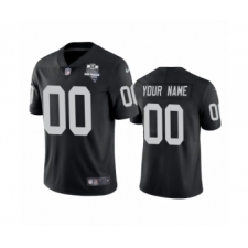 Oakland Raiders Custom Black 2020 Inaugural Season Vapor Limited Jersey