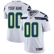 Men's Nike Seattle Seahawks Customized White Vapor Untouchable Limited Player NFL Jersey