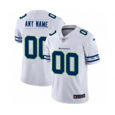 Men's Seattle Seahawks Customized White Team Logo Cool Edition Jersey