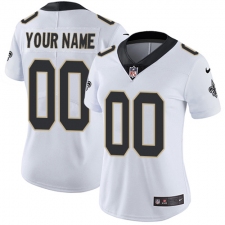 Women's Nike New Orleans Saints Customized White Vapor Untouchable Limited Player NFL Jersey