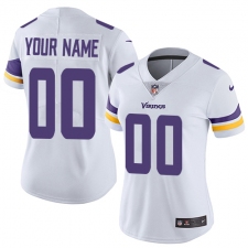 Women's Nike Minnesota Vikings Customized Elite White NFL Jersey
