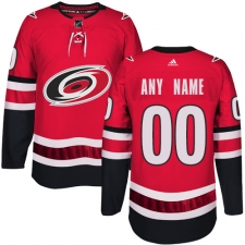 Women's Adidas Carolina Hurricanes Customized Authentic Red Home NHL Jersey