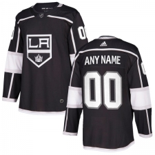 Youth Adidas Los Angeles Kings Customized Premier Black Home NHL Jersey