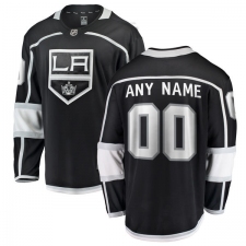 Youth Los Angeles Kings Customized Authentic Black Home Fanatics Branded Breakaway NHL Jersey