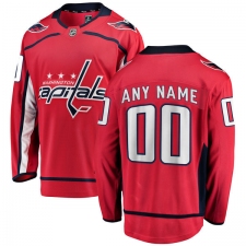 Youth Washington Capitals Customized Fanatics Branded Red Home Breakaway NHL Jersey