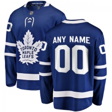 Men's Toronto Maple Leafs Customized Fanatics Branded Royal Blue Home Breakaway NHL Jersey