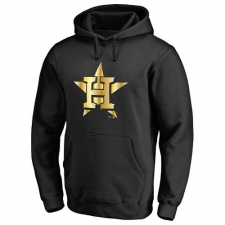 MLB Houston Astros Gold Collection Pullover Hoodie - Black