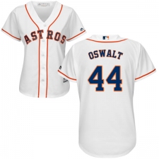 Women's Majestic Houston Astros #44 Roy Oswalt Replica White Home Cool Base MLB Jersey